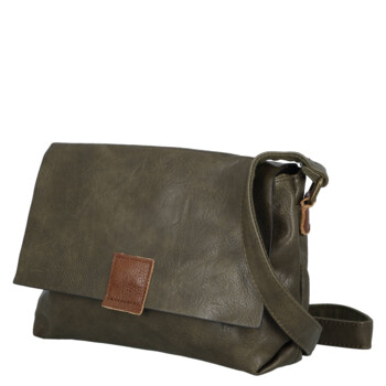 Dámská crossbody kabelka khaki - Paolo bags Ofélie