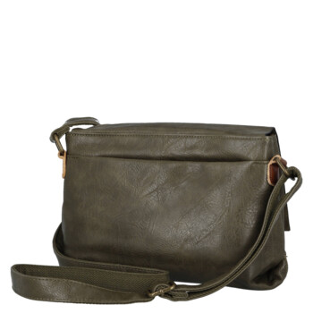 Dámská crossbody kabelka khaki - Paolo bags Ofélie