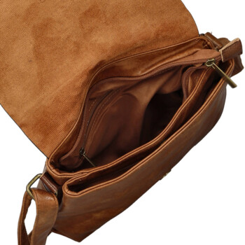 Dámská crossbody kabelka hnědá - Paolo bags Ofélie