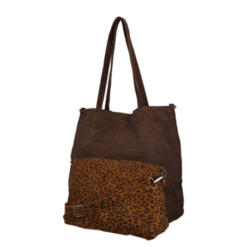Dámský set kabelek coffee - Paolo bags Salomea