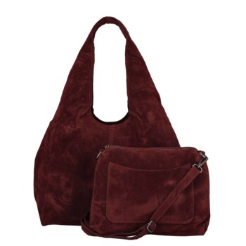 Dámský set kabelek vínový - Paolo bags Pina