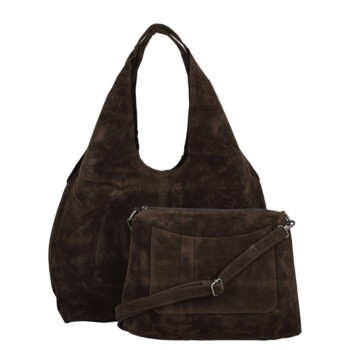 Dámský set kabelek coffee - Paolo bags Pina