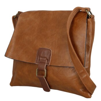 Dámská crossbody kabelka hnědá - Paolo bags Valerija