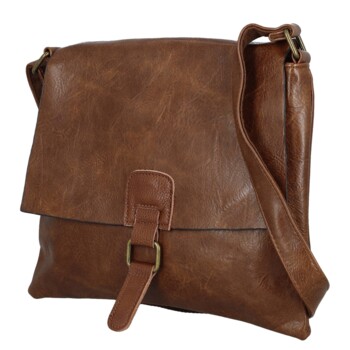 Dámská crossbody kabelka coffee - Paolo bags Valerija