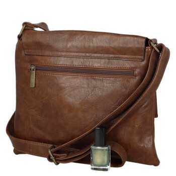 Dámská crossbody kabelka coffee - Paolo bags Valerija