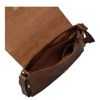 Dámská crossbody kabelka coffee - Paolo bags Valerija