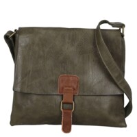 Dámská crossbody kabelka khaki - Paolo bags Valerija