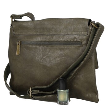 Dámská crossbody kabelka khaki - Paolo bags Valerija