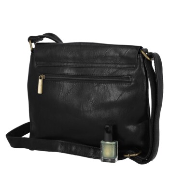 Dámská crossbody kabelka černá - Paolo bags Valerija