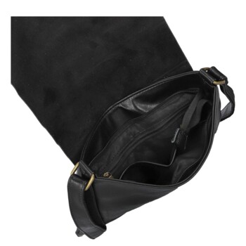 Dámská crossbody kabelka černá - Paolo bags Valerija