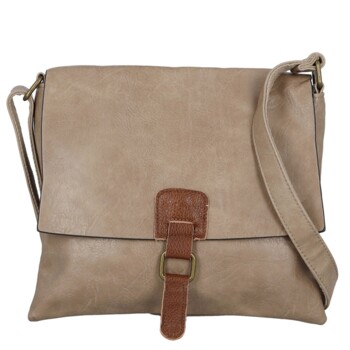 Dámská crossbody kabelka béžová - Paolo bags Valerija
