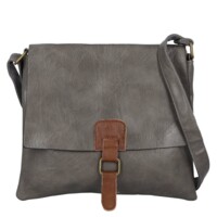Dámská crossbody kabelka šedá - Paolo bags Valerija