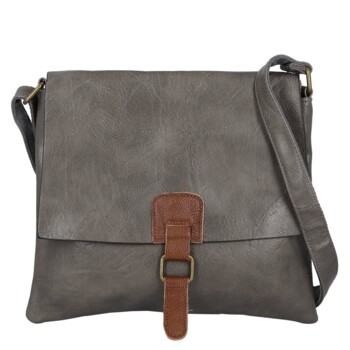 Dámská crossbody kabelka šedá - Paolo bags Valerija