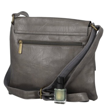 Dámská crossbody kabelka šedá - Paolo bags Valerija