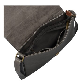 Dámská crossbody kabelka šedá - Paolo bags Valerija