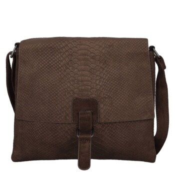 Dámská crossbody kabelka coffee - Paolo bags Tanasis
