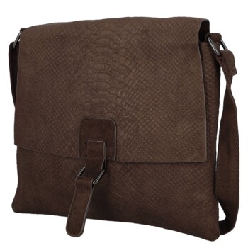 Dámská crossbody kabelka coffee - Paolo bags Tanasis