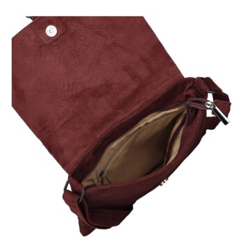 Dámská crossbody kabelka vínová - Paolo bags Tanasis