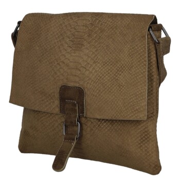 Dámská crossbody kabelka khaki - Paolo bags Tanasis