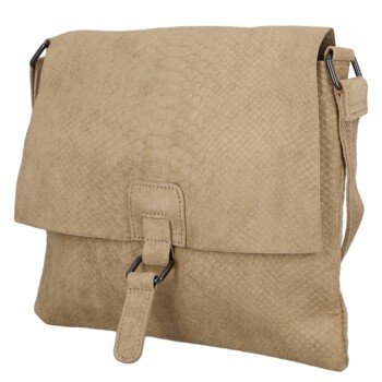 Dámská crossbody kabelka béžová - Paolo bags Tanasis