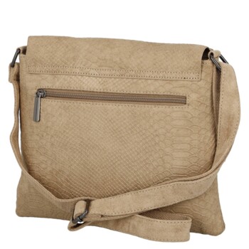 Dámská crossbody kabelka béžová - Paolo bags Tanasis