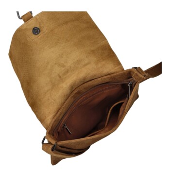Dámská crossbody kabelka hnědá - Paolo bags Tanasis