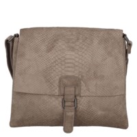 Dámská crossbody kabelka šedobéžová - Paolo bags Tanasis