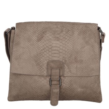 Dámská crossbody kabelka šedobéžová - Paolo bags Tanasis