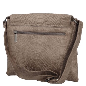 Dámská crossbody kabelka šedobéžová - Paolo bags Tanasis
