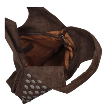 Dámská kabelka přes rameno coffee - Paolo bags Nadka