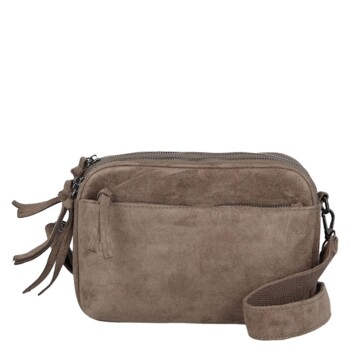 Dámská crossbody kabelka šedobéžová - Paolo bags Dalila