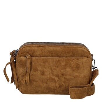 Dámská crossbody kabelka hnědá - Paolo bags Dalila