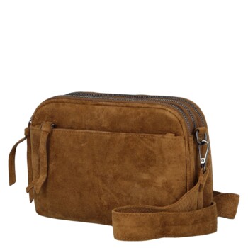 Dámská crossbody kabelka hnědá - Paolo bags Dalila