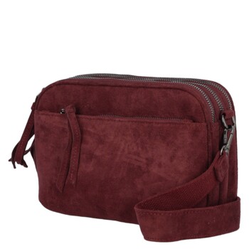 Dámská crossbody kabelka vínová - Paolo bags Dalila
