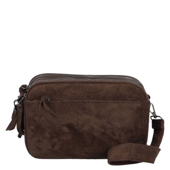 Dámská crossbody kabelka coffee - Paolo bags Dalila