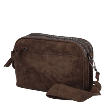 Dámská crossbody kabelka coffee - Paolo bags Dalila