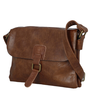 Dámská crossbody kabelka coffee - Paolo bags Vaiana
