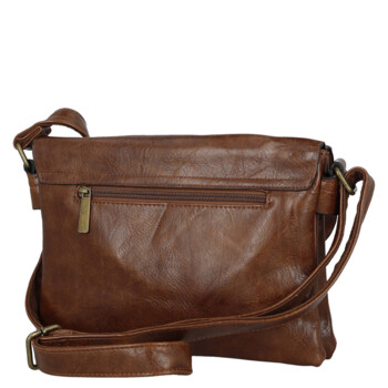 Dámská crossbody kabelka coffee - Paolo bags Vaiana
