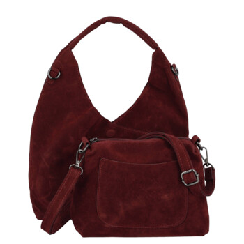 Dámský set kabelek vínový - Paolo bags Oceána