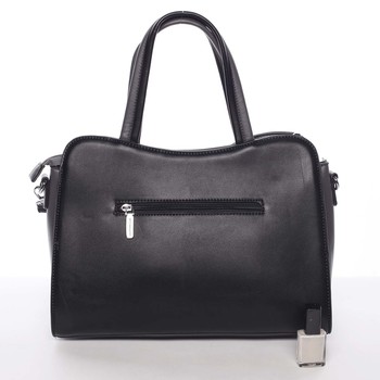 Elegantní dámská kabelka do ruky černá - Silvia Rosa Belinda