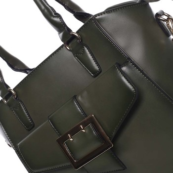 Luxusní dámská tmavě zelená kabelka přes rameno - MARIA C Thia