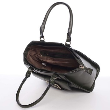 Luxusní dámská tmavě zelená kabelka přes rameno - MARIA C Thia