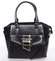 Luxusní dámská černá kabelka přes rameno - MARIA C Thia