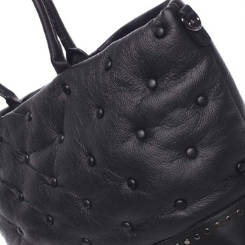 Výstřední černá dámská kabelka přes rameno - MARIA C Soffa
