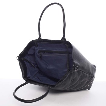 Výstřední černá dámská kabelka přes rameno - MARIA C Soffa