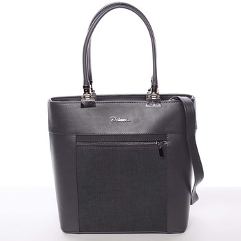 Elegantní dámská kabelka šedá - Delami Kassandra
