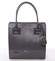Dámská luxusní lakovaná kabelka tmavě šedá se vzorem - Delami Claudine