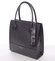 Dámská luxusní lakovaná kabelka tmavě šedá se vzorem - Delami Claudine