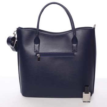 Luxusní dámská kabelka tmavě modrá - Delami Veronica