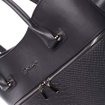 Luxusní dámská kabelka tmavě šedá - Delami Veronica